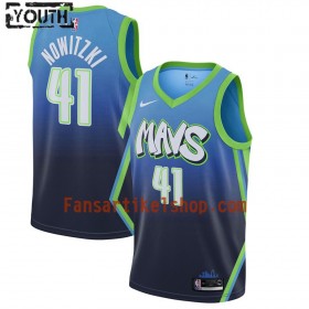 NBA Dallas Mavericks Trikot Dirk Nowitzki 41 Nike 2019-2020 City Edition Swingman - Kinder